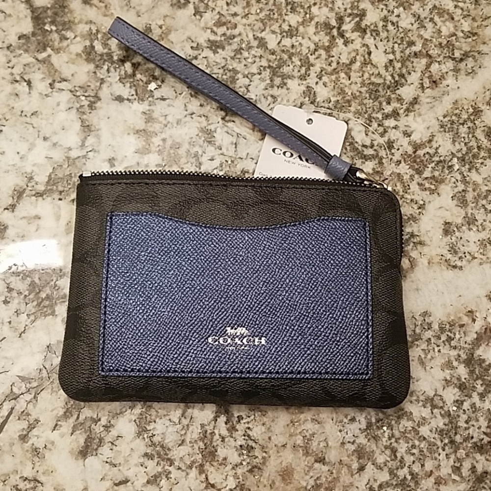 Mini Coach Wristlet